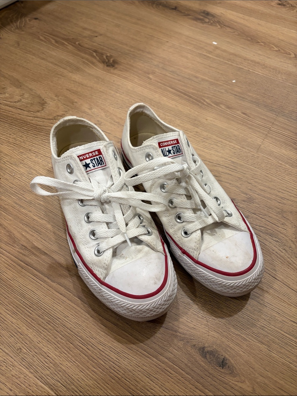 Converse All Star Chuck Taylor White Canvas Low-Top Sneakers